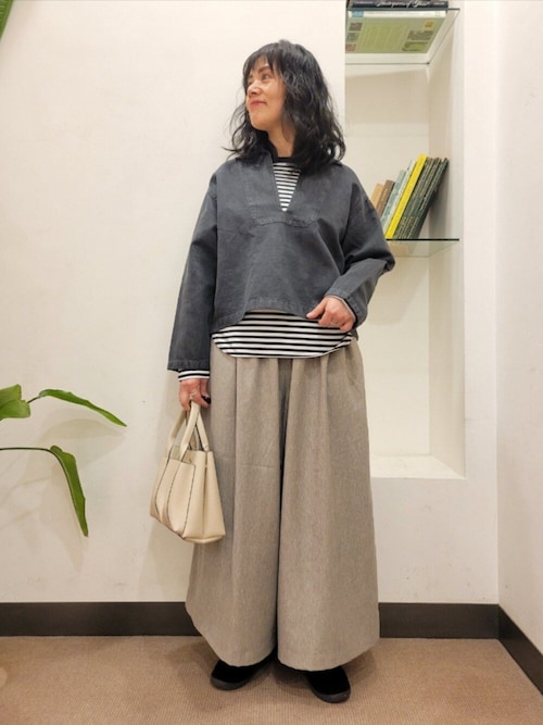 パンツ Ayo セール】9分丈ワイドギャザーパンツ（その他パンツ）｜URBAN RESEARCH