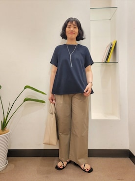 浪口 絵美さん(レディース・164cm)の夏コーディネート