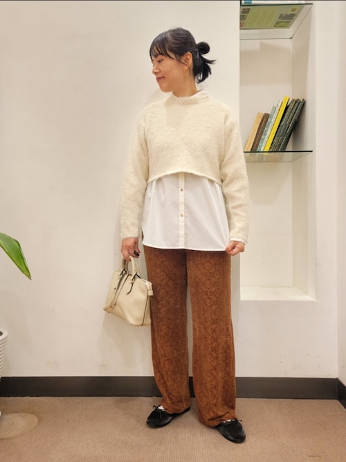 ぱ*る様 Acne Studios 17aw シャギーニット セーター SHAGGY MELANGE BORDER KNIT / シャギーメランジボーダーニット