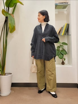 浪口 絵美さん(レディース・164cm)の冬コーディネート