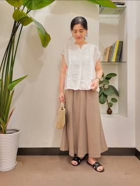 浪口 絵美さん(レディース・164cm)の夏コーディネート