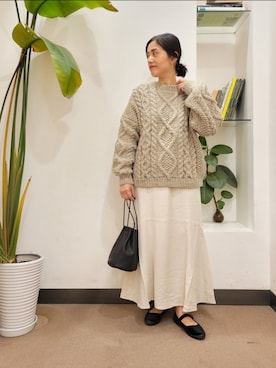 「URBAN RESEARCH DOORS」｜浪口　絵美さん（レディース・164cm）の秋コーディネート