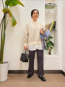 浪口　絵美さん（レディース・164cm）の冬コーディネート