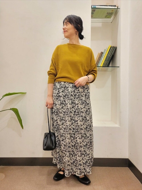 セール】フラワープリントギャザースカート（スカート）｜URBAN