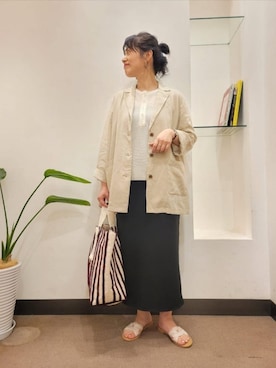 浪口 絵美さん(レディース・164cm)の春コーディネート