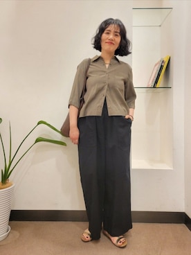 浪口　絵美さん（レディース・164cm）の夏コーディネート