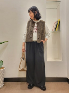 「URBAN RESEARCH DOORS」｜浪口　絵美さん（レディース・164cm）の秋コーディネート
