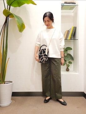 「URBAN RESEARCH DOORS」｜浪口　絵美さん（レディース・164cm）の秋コーディネート