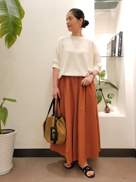 浪口　絵美さん（レディース・164cm）の夏コーディネート