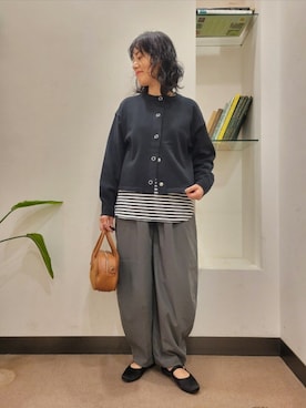 「アイテム（パンプス）」を使った、浪口　絵美さん（レディース・164cm）の秋コーディネート