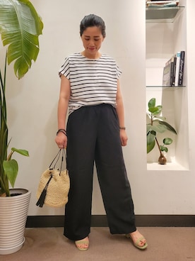 浪口 絵美さん(レディース・164cm)の夏コーディネート