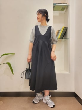 「アーバンリサーチドアーズ」｜「アイテム（ワンピース/ドレス）」を使った、浪口　絵美さん（レディース・164cm）の秋コーディネート