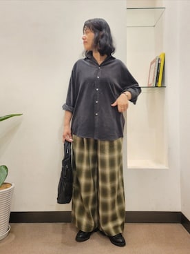 「アーバンリサーチドアーズ」｜浪口　絵美さん（レディース・164cm）の秋コーディネート