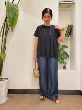 浪口　絵美さん（レディース・164cm）の夏コーディネート