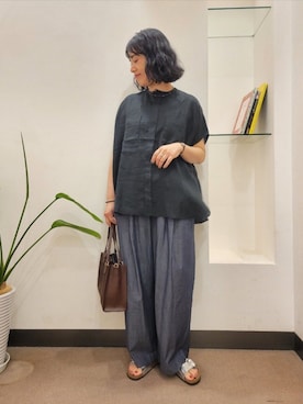 浪口 絵美さん(レディース・164cm)の夏コーディネート