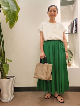 浪口 絵美さん(レディース・164cm)の夏コーディネート