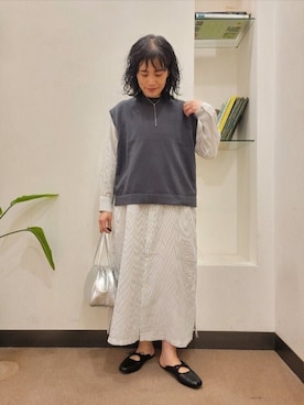 「URBAN RESEARCH DOORS（アーバンリサーチドアーズ）のアイテム」を使った、浪口　絵美さん（レディース・164cm）の夏コーディネート