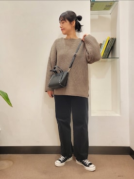 浪口 絵美さん(レディース・164cm)の冬コーディネート