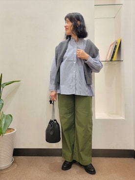 「folna（フォルナ）のアイテム」を使った、浪口　絵美さん（レディース・164cm）の秋コーディネート