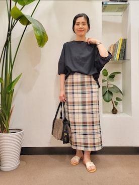 浪口 絵美さん(レディース・164cm)の夏コーディネート