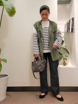 浪口　絵美さん（レディース・164cm）の秋コーディネート