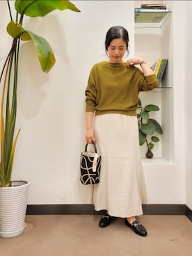 「URBAN RESEARCH DOORS」｜浪口　絵美さん（レディース・164cm）の秋コーディネート