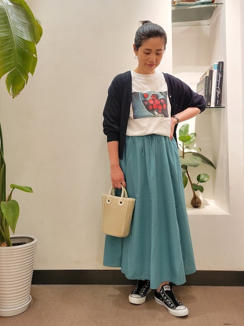 Yoli ヨリ Cotton gather skirt コットンギャザースカート ichi｜【30％OFF】Cotton Circular Gather Skirt コットン