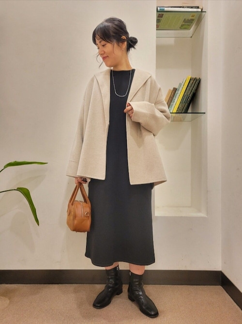 ウールリバーミドルガウンコート（その他アウター）｜URBAN