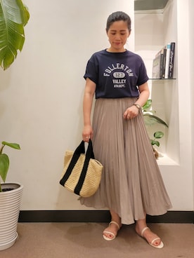 浪口　絵美さん（レディース・164cm）の夏コーディネート