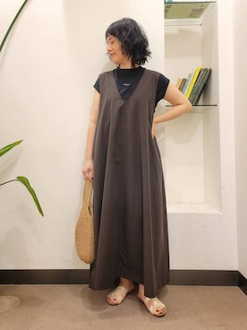「FORK&SPOON（フォークアンドスプーン）のアイテム」を使った、emiinamiiさん（レディース・164cm）の夏コーディネート