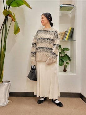 浪口　絵美さん（レディース・164cm）の冬コーディネート