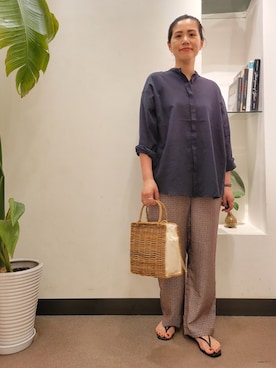 浪口 絵美さん(レディース・164cm)の夏コーディネート