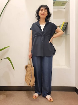 浪口　絵美さん（レディース・164cm）の夏コーディネート