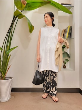 浪口　絵美さん（レディース・164cm）の夏コーディネート