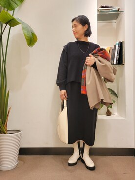 浪口　絵美さん（レディース・164cm）の冬コーディネート