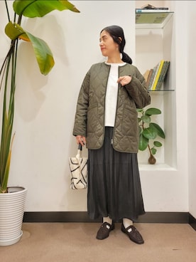 「URBAN RESEARCH DOORS」｜浪口　絵美さん（レディース・164cm）の秋コーディネート