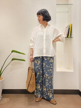 「PENELOPE（ペネローペ）のアイテム」を使った、浪口　絵美さん（レディース・164cm）の春コーディネート