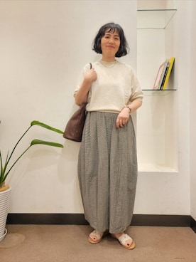 浪口 絵美さん(レディース・164cm)の春コーディネート