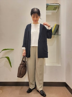 「アーバンリサーチドアーズ」｜「アイテム（アクセサリー）」を使った、浪口　絵美さん（レディース・164cm）の秋コーディネート