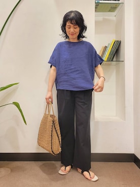 浪口　絵美さん（レディース・164cm）の夏コーディネート