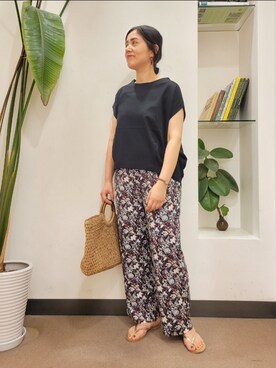 浪口　絵美さん（レディース・164cm）の夏コーディネート