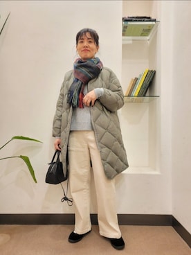 「アイテム（その他シューズ）」を使った、浪口　絵美さん（レディース・164cm）の冬コーディネート