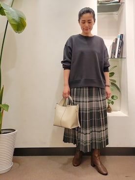 浪口　絵美さん（レディース・164cm）の秋コーディネート