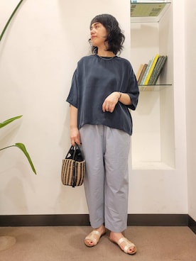 浪口　絵美さん（レディース・164cm）の夏コーディネート