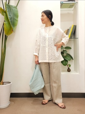 浪口　絵美さん（レディース・164cm）の夏コーディネート