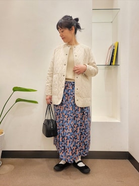 「かぐれ（カグレ）のアイテム」を使った、浪口　絵美さん（レディース・164cm）の春コーディネート