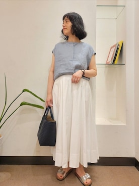 浪口 絵美さん(レディース・164cm)の夏コーディネート