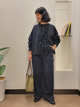 浪口　絵美さん（レディース・164cm）の秋コーディネート