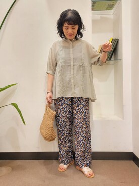 浪口　絵美さん（レディース・164cm）の夏コーディネート