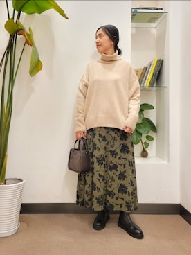 浪口 絵美さん(レディース・164cm)の冬コーディネート